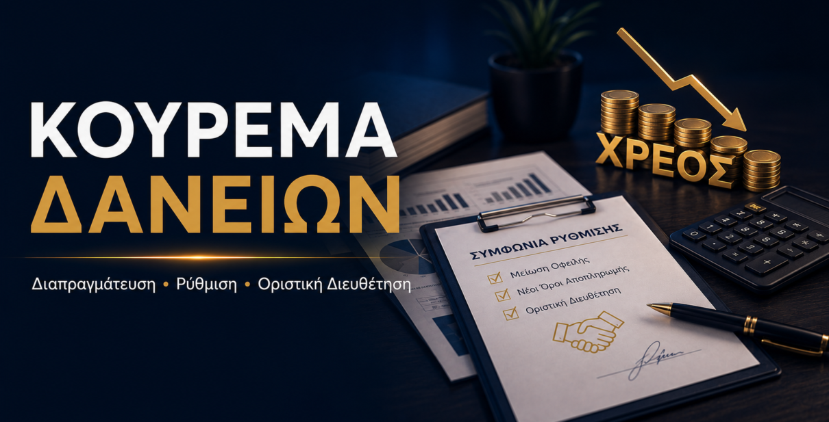 Κούρεμα δανείων μέσω διαπραγμάτευσης και οριστικής διευθέτησης