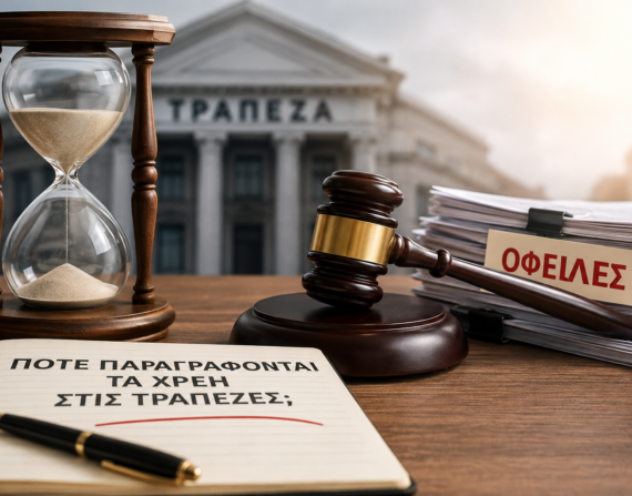 Πότε παραγράφονται τα χρέη στις τράπεζες και πώς ελέγχεται η παραγραφή