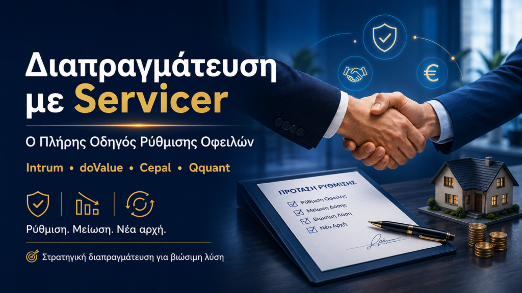 Διαπραγμάτευση με servicer για ρύθμιση οφειλής και κούρεμα