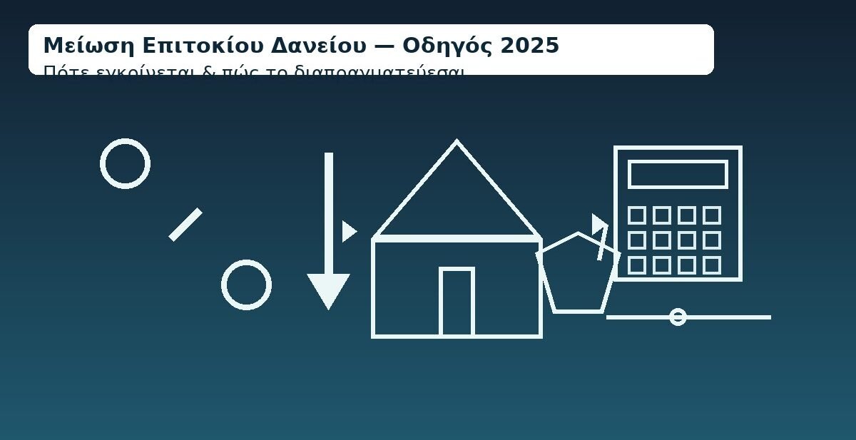 Μείωση Επιτοκίου Δανείου (2025)