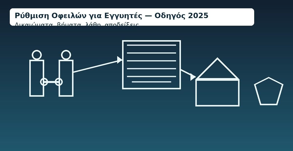 Ρύθμιση οφειλών για εγγυητές: δικαιώματα, βήματα, έγγραφα και λάθη. Πώς διαπραγματεύεσαι με servicer/τράπεζα και «δένεις» λύση χωρίς ρίσκο. - Εγγυητής, δανειολήπτης, ασπίδα προστασίας — 2025