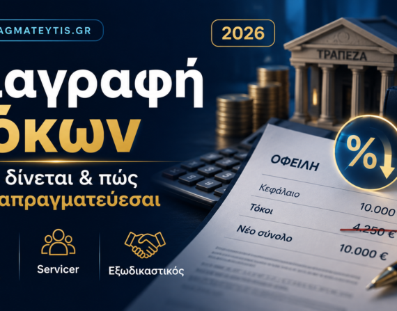 Διαγραφή τόκων δανείου μέσω ρύθμισης και διαπραγμάτευσης