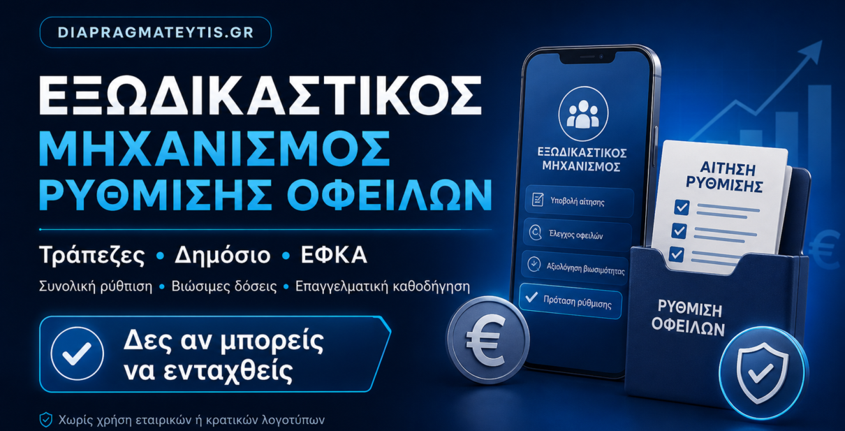 Εξωδικαστικός μηχανισμός ρύθμισης οφειλών 2026