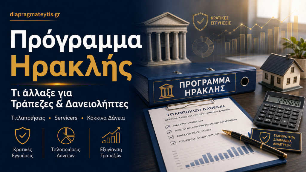Πρόγραμμα Ηρακλής – τι σημαίνει για δανειολήπτες και κόκκινα δάνεια Πρόγραμμα Ηρακλής – τι σημαίνει για δανειολήπτες και κόκκινα δάνεια