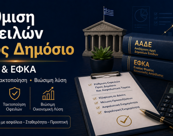 Ρύθμιση Οφειλών προς Δημόσιο, ΑΑΔΕ και ΕΦΚΑ | 2026