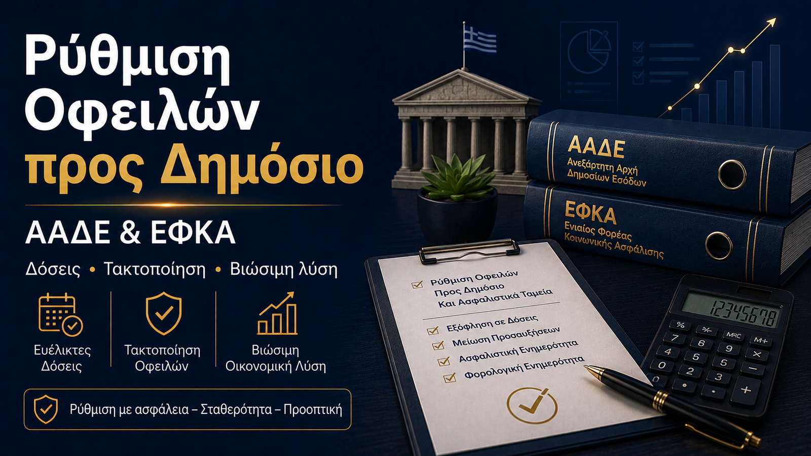 Ρύθμιση Οφειλών προς Δημόσιο, ΑΑΔΕ και ΕΦΚΑ | 2026