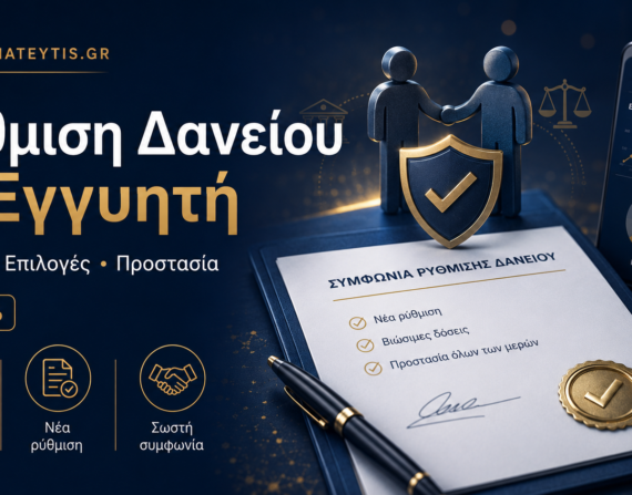 Ρύθμιση δανείου με εγγυητή και έλεγχος ευθύνης