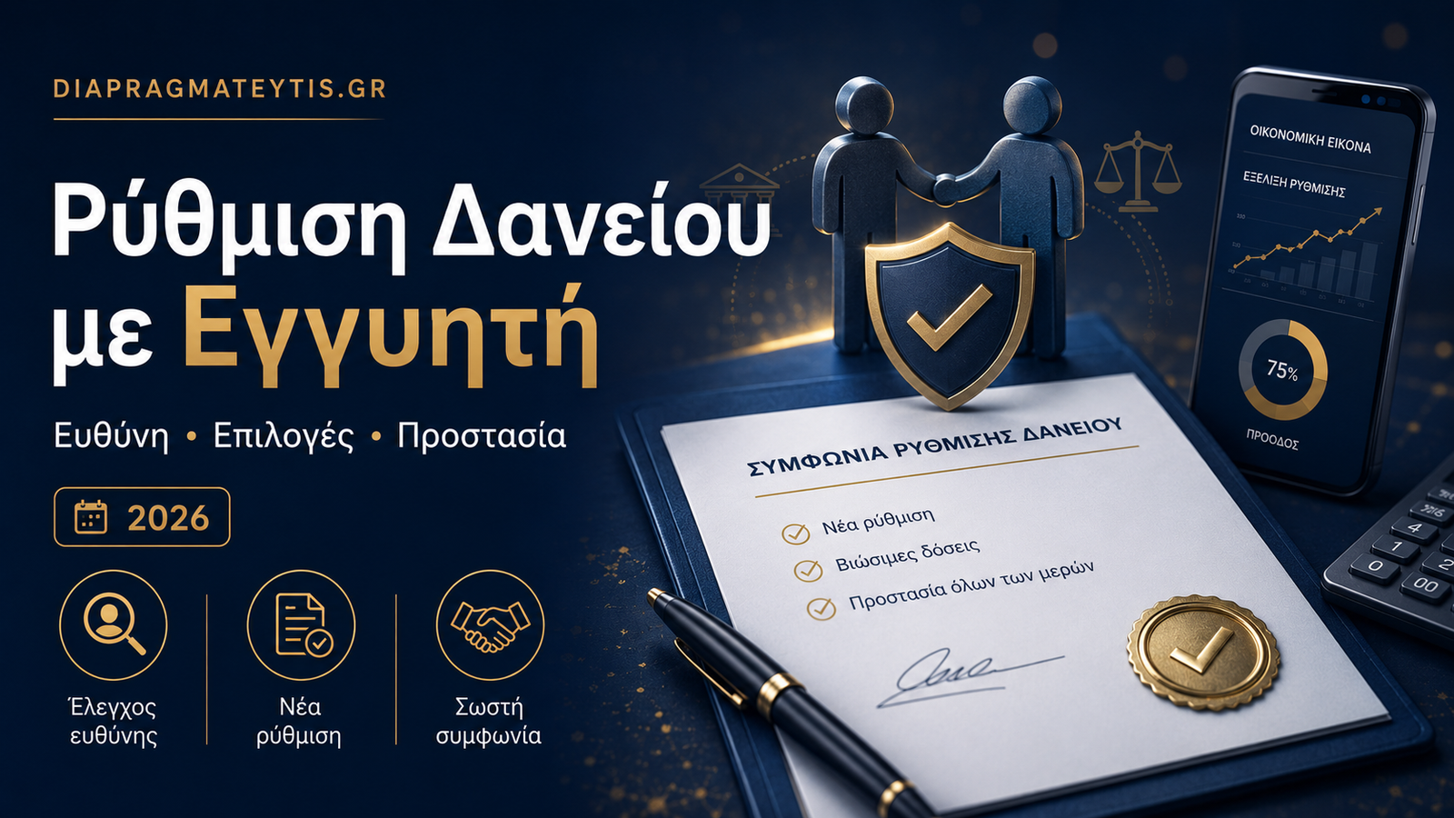 Ρύθμιση δανείου με εγγυητή και έλεγχος ευθύνης