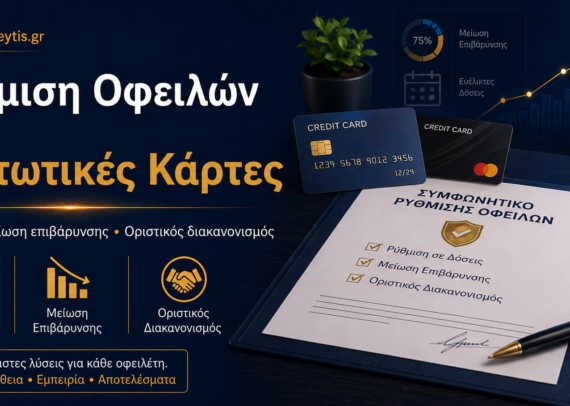 Ρύθμιση οφειλών από πιστωτικές κάρτες με χαμηλότερη δόση