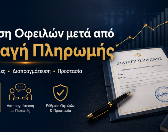 Ρύθμιση οφειλών μετά από διαταγή πληρωμής και διαπραγμάτευση με servicer
