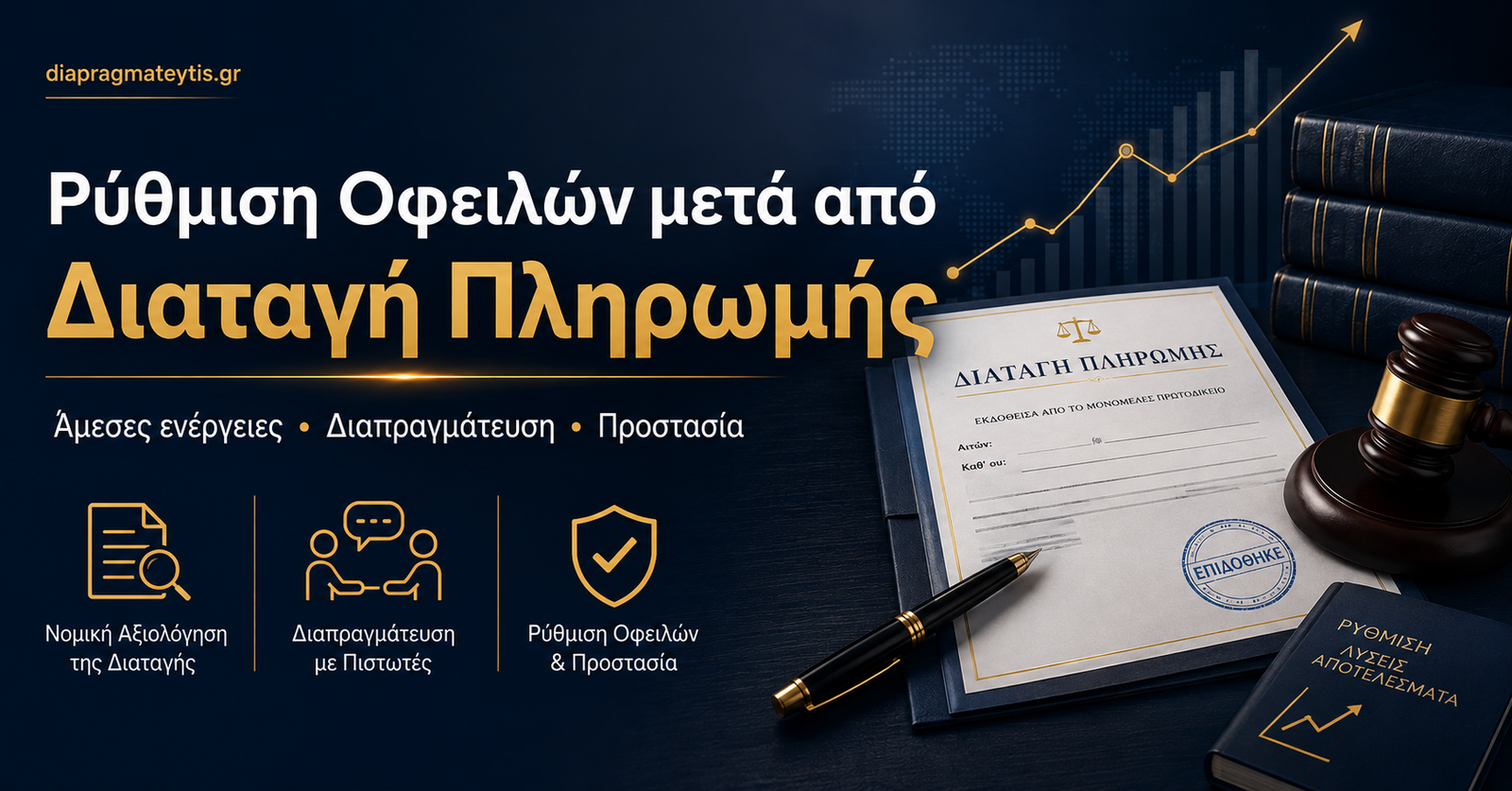 Ρύθμιση οφειλών μετά από διαταγή πληρωμής και διαπραγμάτευση με servicer