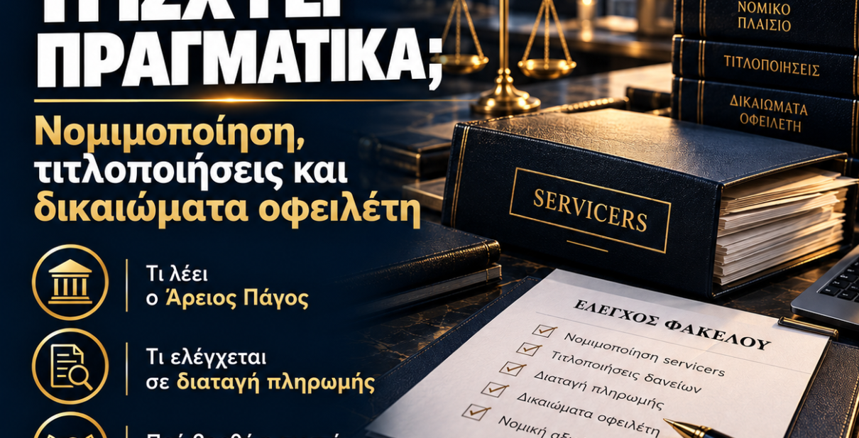 Servicers Τι Είναι Νομιμοποίηση & Δικαιώματα 2026